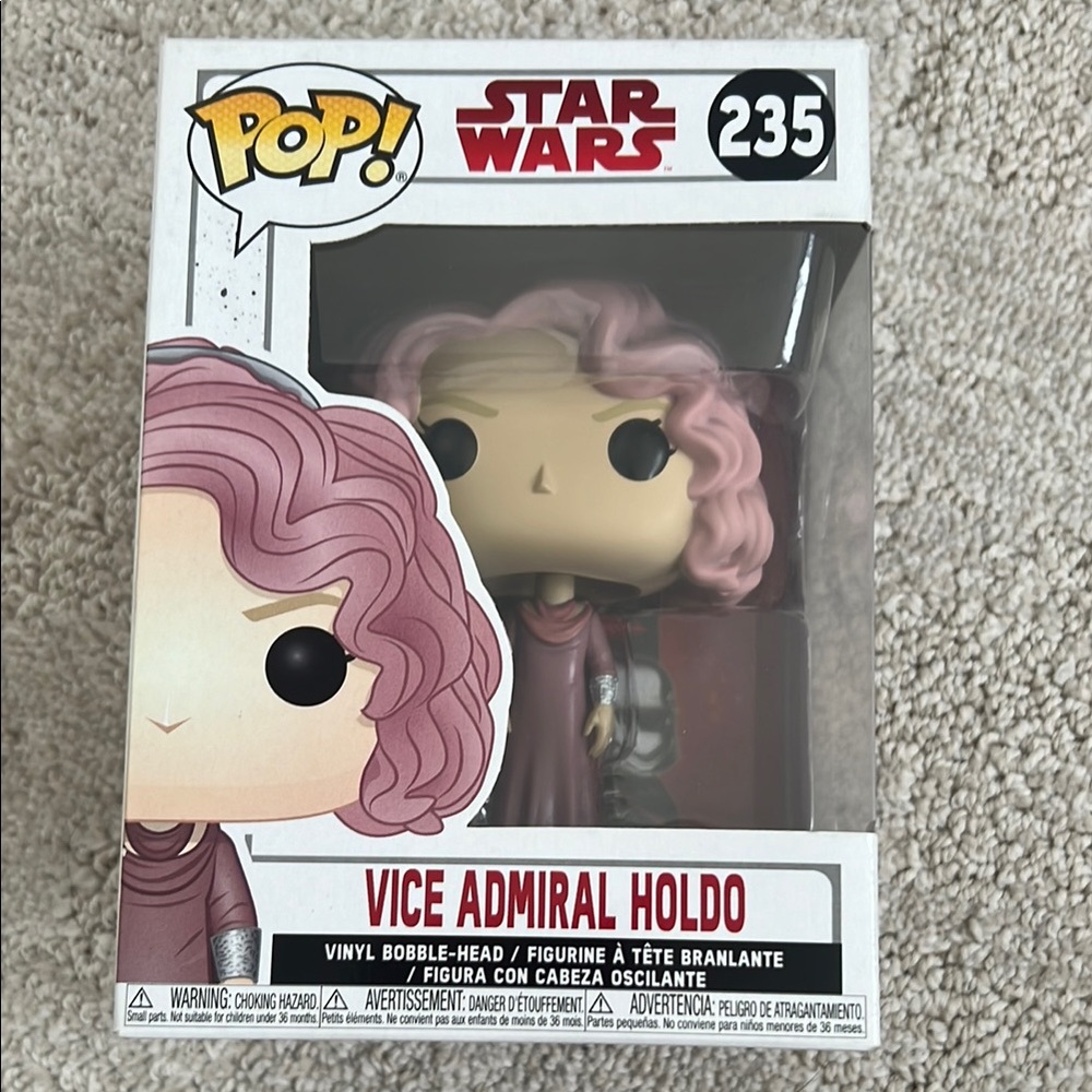 Funko Pop Star Wars Vice Admiral Holdo Figure